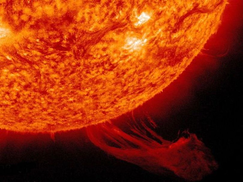 space.com solar flare