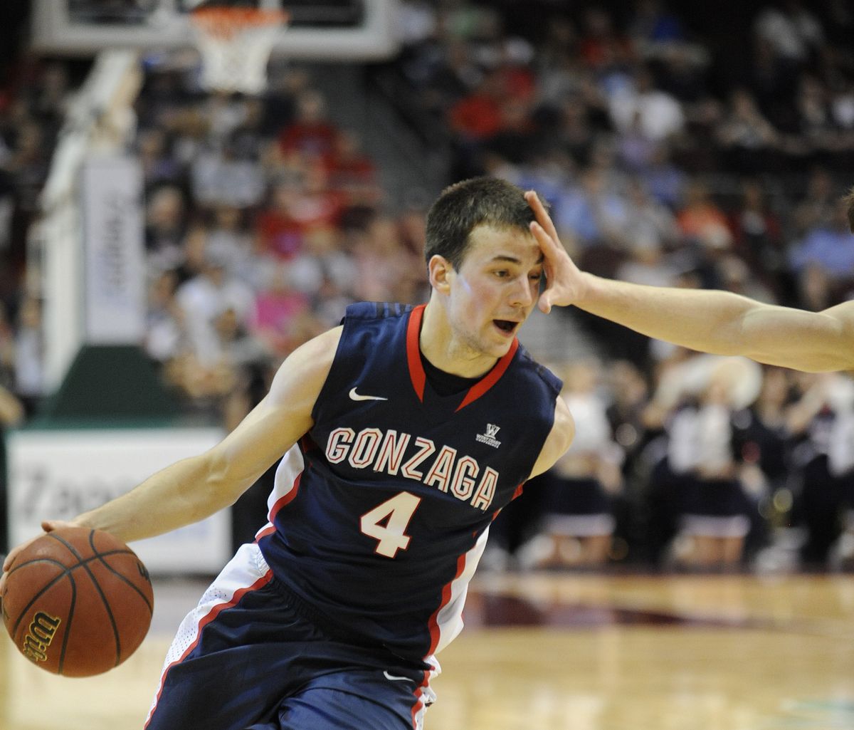 Canadian Kevin Pangos wants to play in the NBA, a goal he had a better shot at by coming to Gonzaga. (FILE)