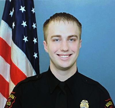This undated file photo provided by the Wisconsin Department of Justice shows Kenosha Police Officer Rusten Sheskey. Federal prosecutors announced Friday, Oct. 8, 2021, that they won't file charges against a Sheskey, who shot Jacob Blake in Wisconsin last year.  (HOGP)