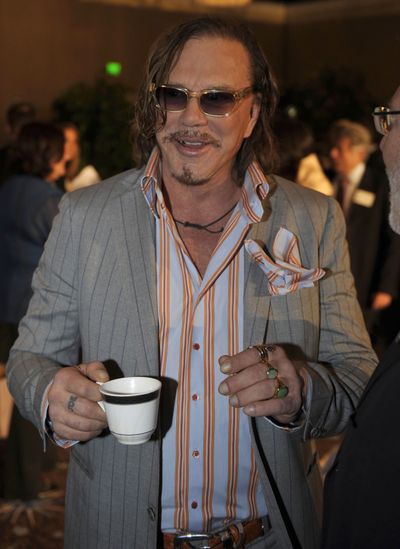 Mickey Rourke (Associated Press / The Spokesman-Review)