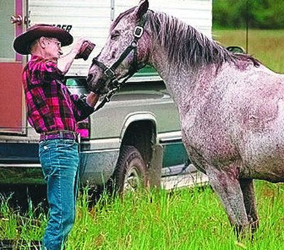 Horses are always guests of honor at the annual Methow Valley spring trail ride.
(FILE / The Spokesman-Review)