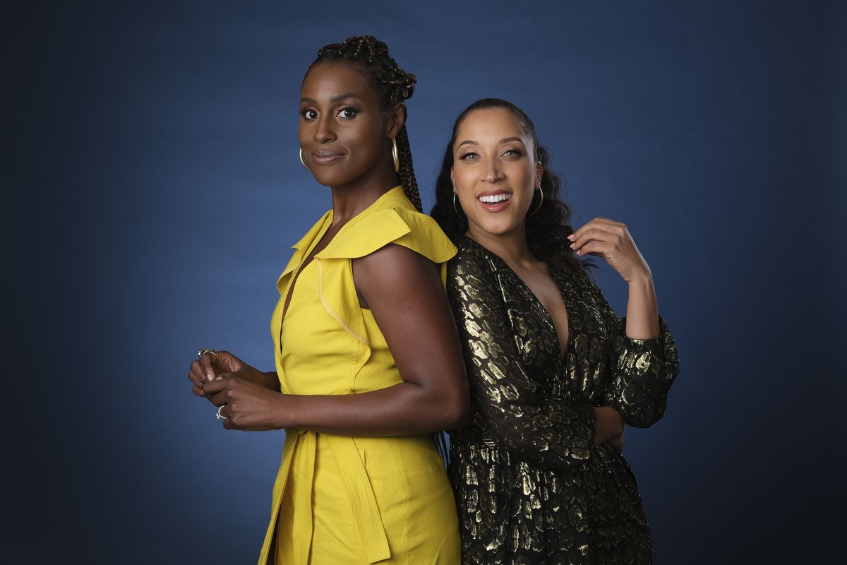 "A Black Lady Sketch Show" executive producer Issa Rae and Robin Thede, the HBO comedy series