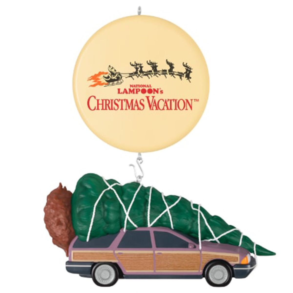 Yep, they’re looking for the Griswold family Christmas tree in a Ford Taurus wagon wearing the woodgrain paneling that made it immortal. (Handout/Hallmark/TNS)