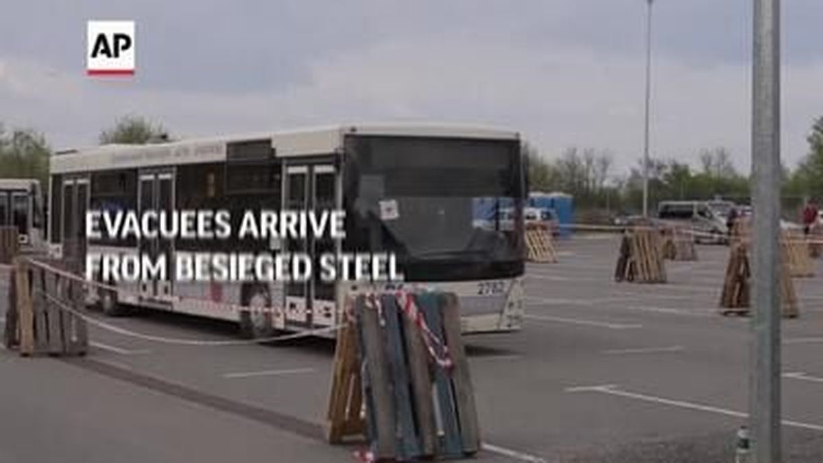 More than 100 people from the besieged Azovstal steel plant in Mariupol and nearby areas were evacuated on Tuesday to Zaporizhzhia, in an operation carried out by the United Nations and the International Red Cross. 