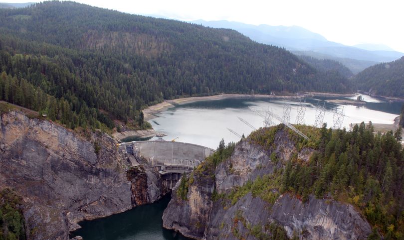 Boundary Dam, completed on the Pend Oreille River downstream from Metaline Falls, Wash.,  in 1967, is the largest hydroelectric dam owned by Seattle City Light and produces 25 percent of the city's electric power. (Seattle City Light)