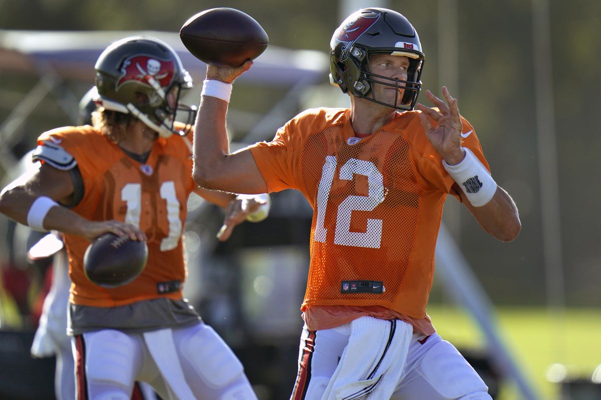 Tampa Bay Buccaneers quarterback Tom Brady (12).  (Associated Press)