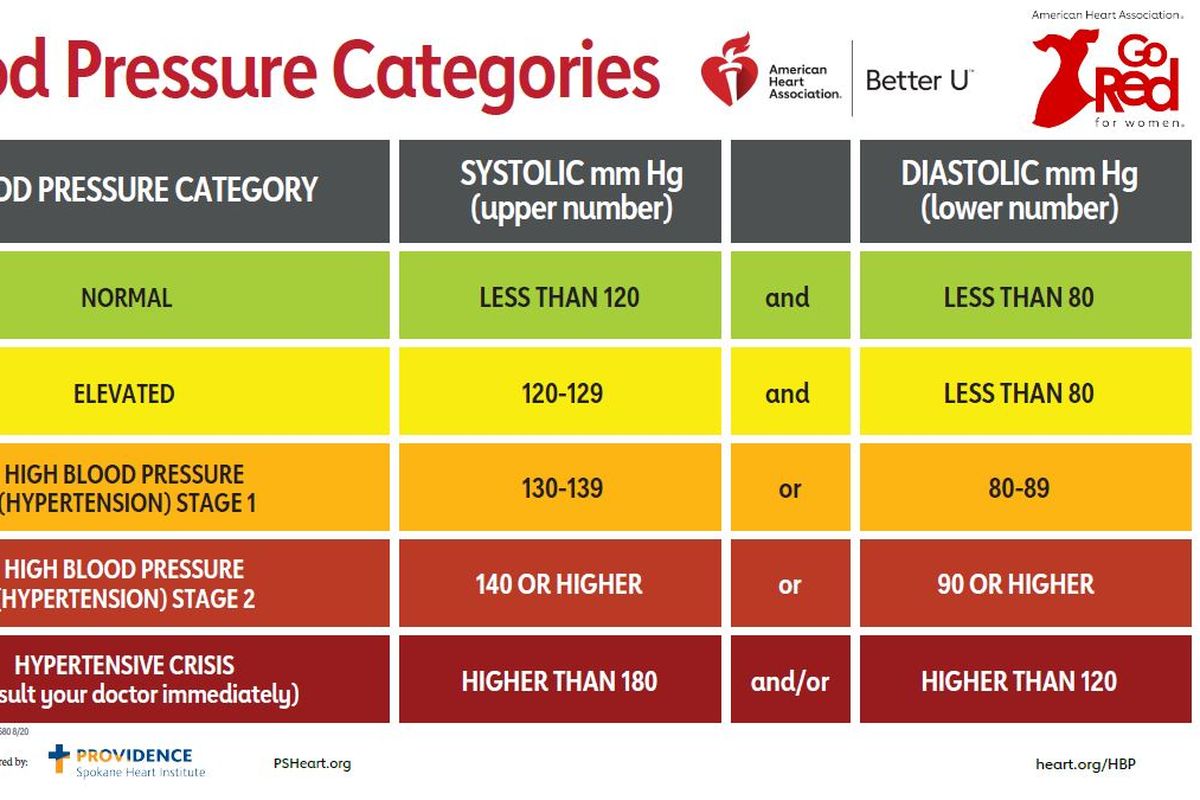 Easy Blood Pressure Chart With Morning and Afternoon Readings