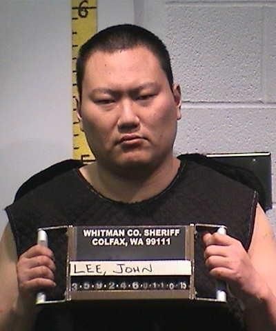 Booking mug of  Moscow, Idaho shooter John Lee. Lee is serving a life sentence without the possibility of parole in connection to the January 2015 deaths of his adoptive mother, 61-year-old Terri Grzebielski; his landlord, 71-year-old David Trail; and Moscow Arby’s manager 47-year-old Belinda Niebuhr. (Whitman County Sheriff)