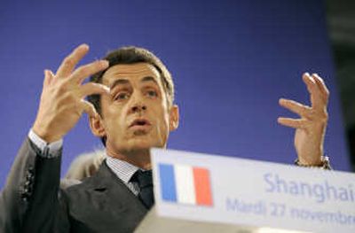 
French President Nicolas Sarkozy has quickly become a good friend of Americans doing business in France because of his pro-American stance on a variety of issues. Associated Press
 (File Associated Press / The Spokesman-Review)