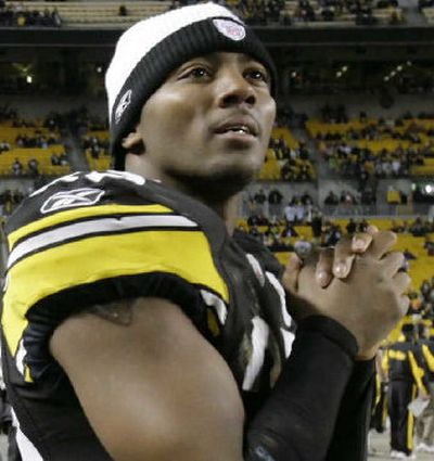 
Pittsburgh Steelers wide receiver Hines Ward is among four starters who won't play Thursday.
 (Associated Press / The Spokesman-Review)