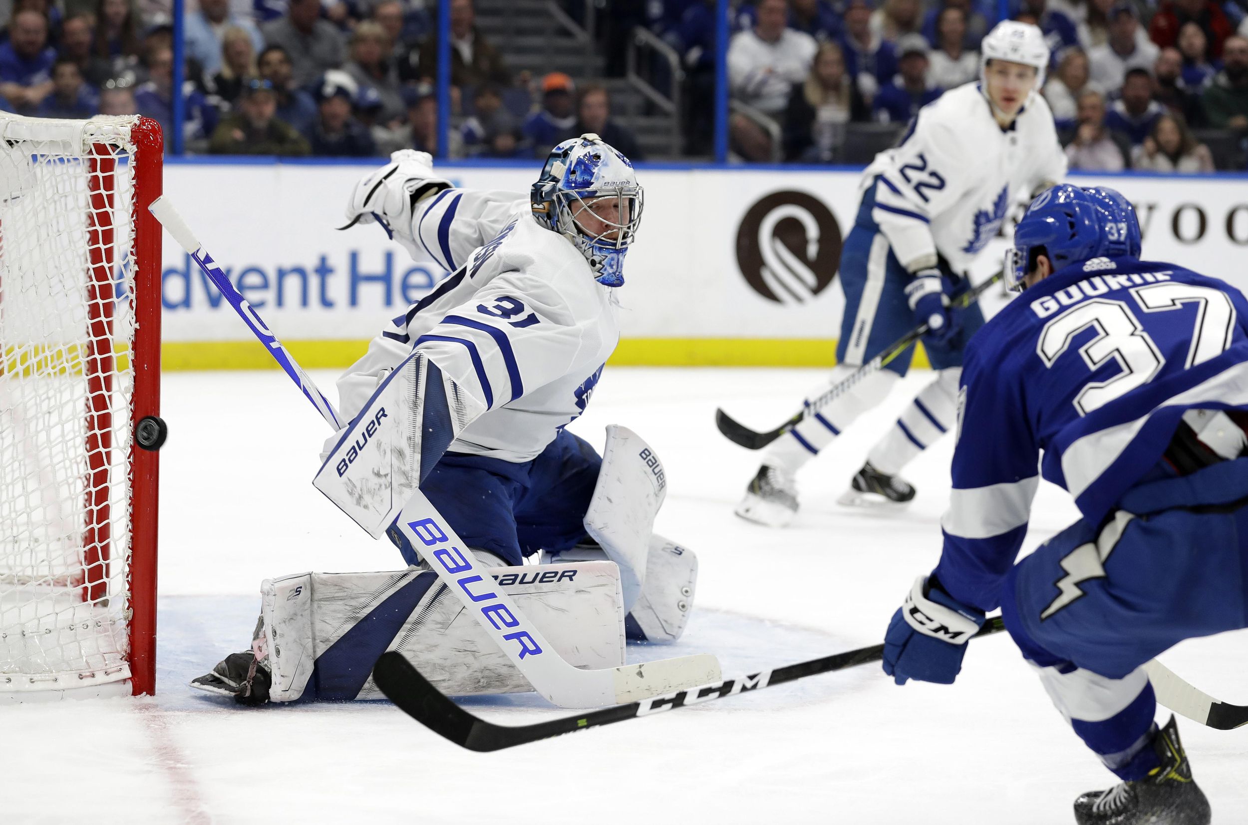 NHL capsules Maple Leafs beat NHLleading Lightning 42 The