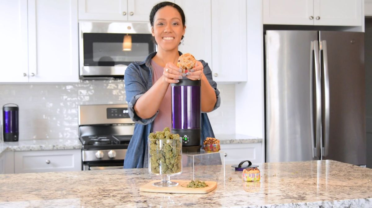 Shanel Lindsay, creator of Ardent, has designed several appliances that make it easier to create edibles at home, including the Ardent FX.  (Courtesy Ardent)