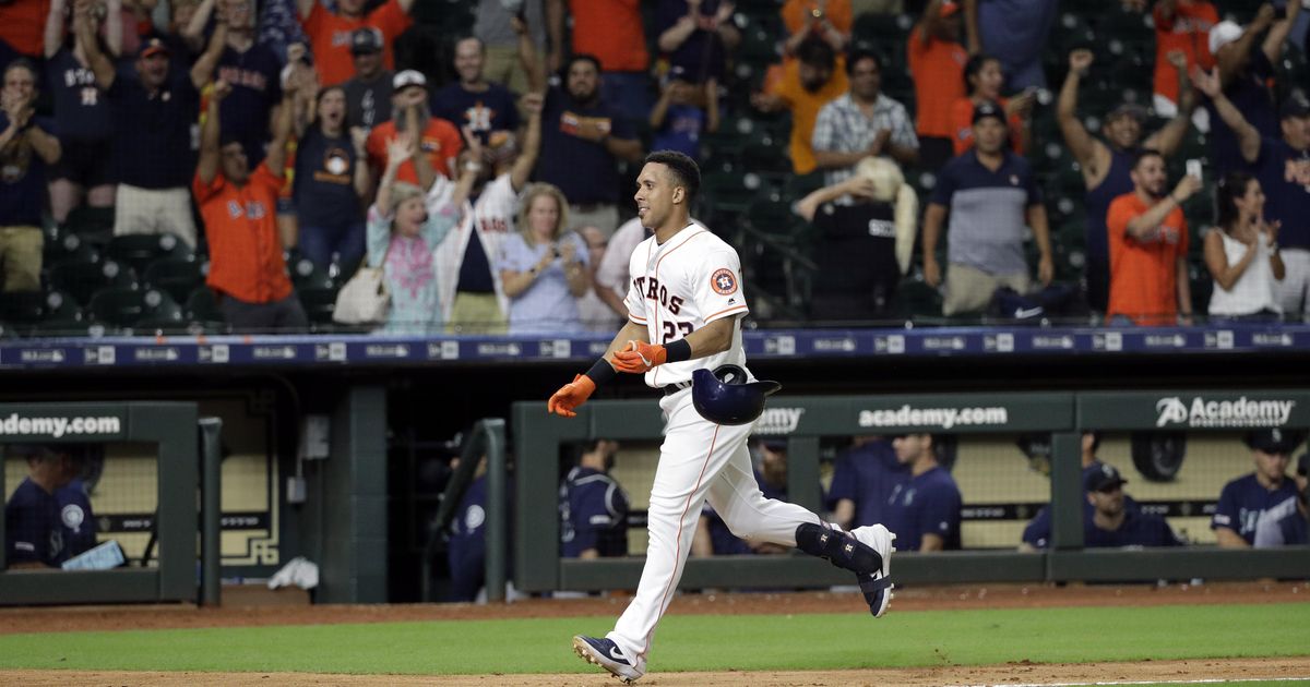 Michael Brantley's walkoff home run in the 13th inning lifts Astros to 11-9  victory over Mariners