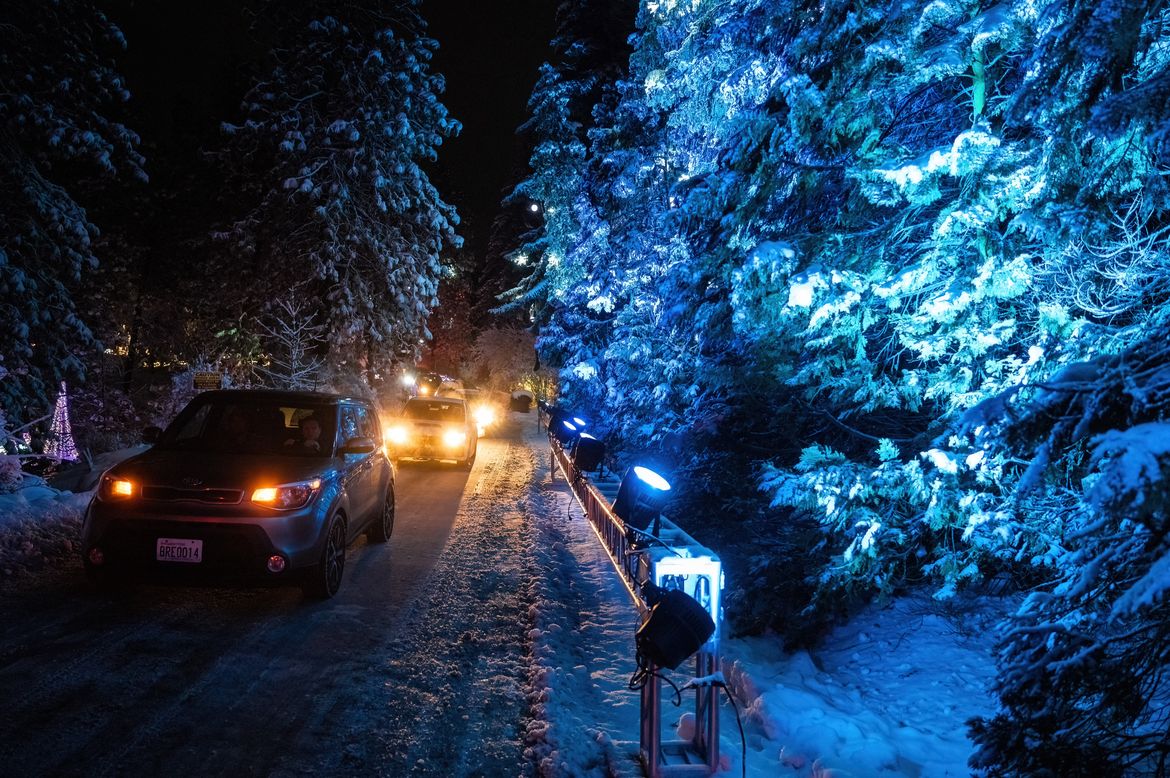 Manito Park holiday lights drivethru display returns for third year