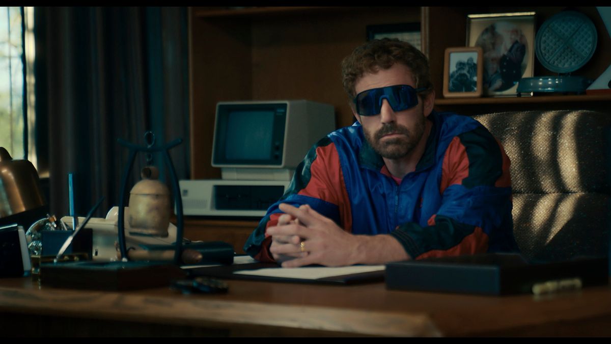 Ben Affleck as Phil Knight in “Air.”  (Amazon Prime)