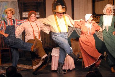 
Some cast members from Sixth Street Melodrama's production of 