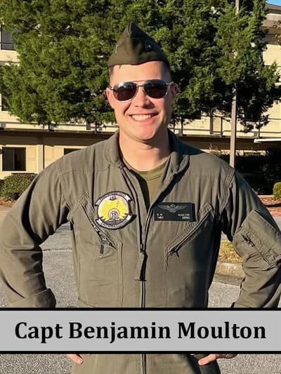 Captain Benjamin Moulton, 27, of Emmett, Idaho was among the 5 Marines killed in a CH-53E helicopter crash in California.  (3rd Marine Air Wing/Facebook)