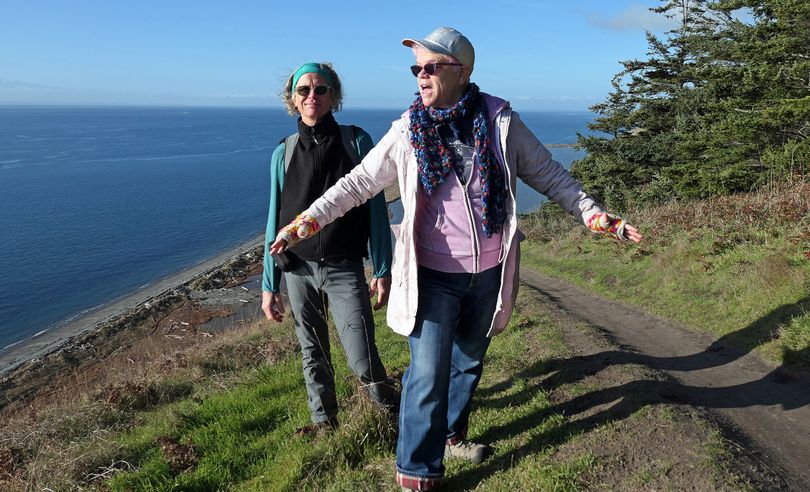 The Ridge Trail at Ebey's Landing National Historical Reserve offers beautiful views of the Salish Sea. (John Nelson)