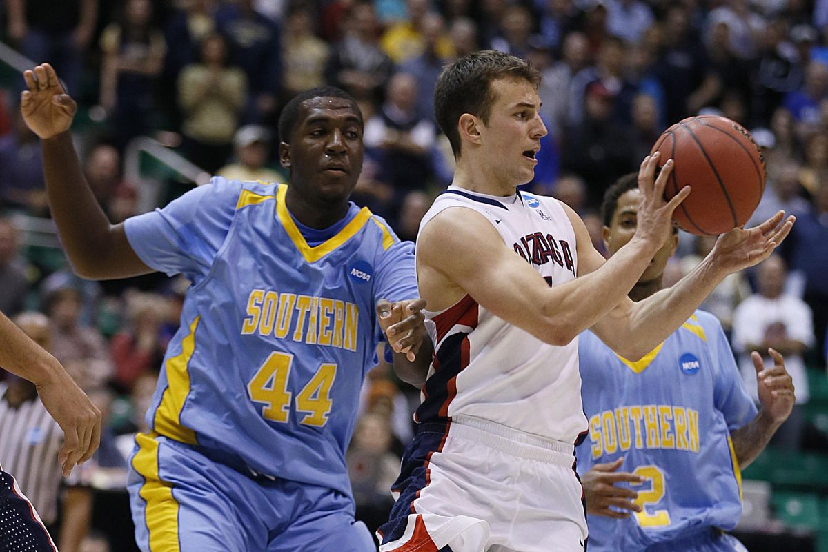 In 2013, Gonzaga needed Kevin Pangos’ heroics to fend off No. 16 Southern in the NCAA first round. (File Associated Press)