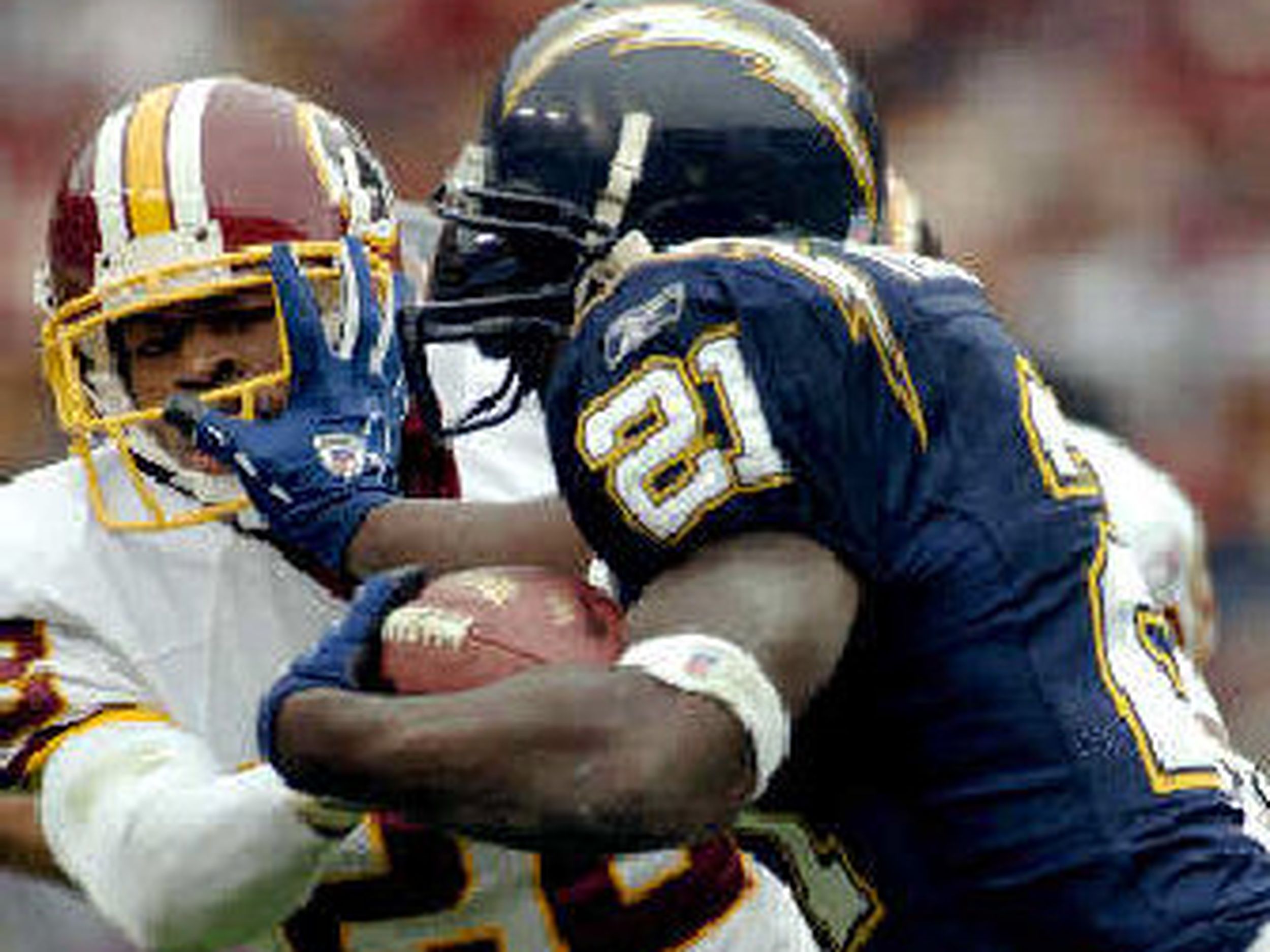 Today in Pro Football History: 2002: Tomlinson Rushes for 220 Yards as  Chargers Beat Broncos in Overtime