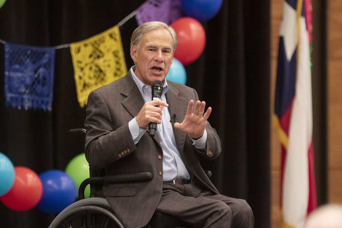 Gov. Greg Abbott speaks on a variety of matters including a border wall, razor wire, critical race theory, Election laws, mail in ballots, voter fraud, and more at the Midland Chapter of the Republican National Hispanic Assembly