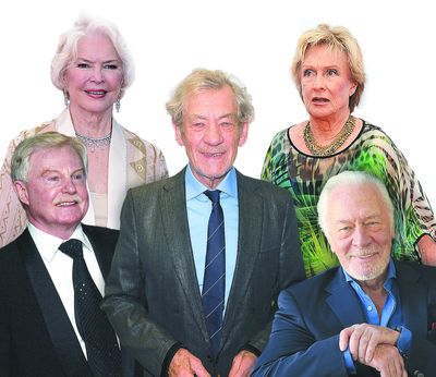 Clockwise from top left: Ellen Burstyn, Cloris Leachman, Christopher Plummer, Ian McKellen and Derek Jacobi are among a growing number of golden-aged actors taking center stage in Hollywood these days. (Associated Press)