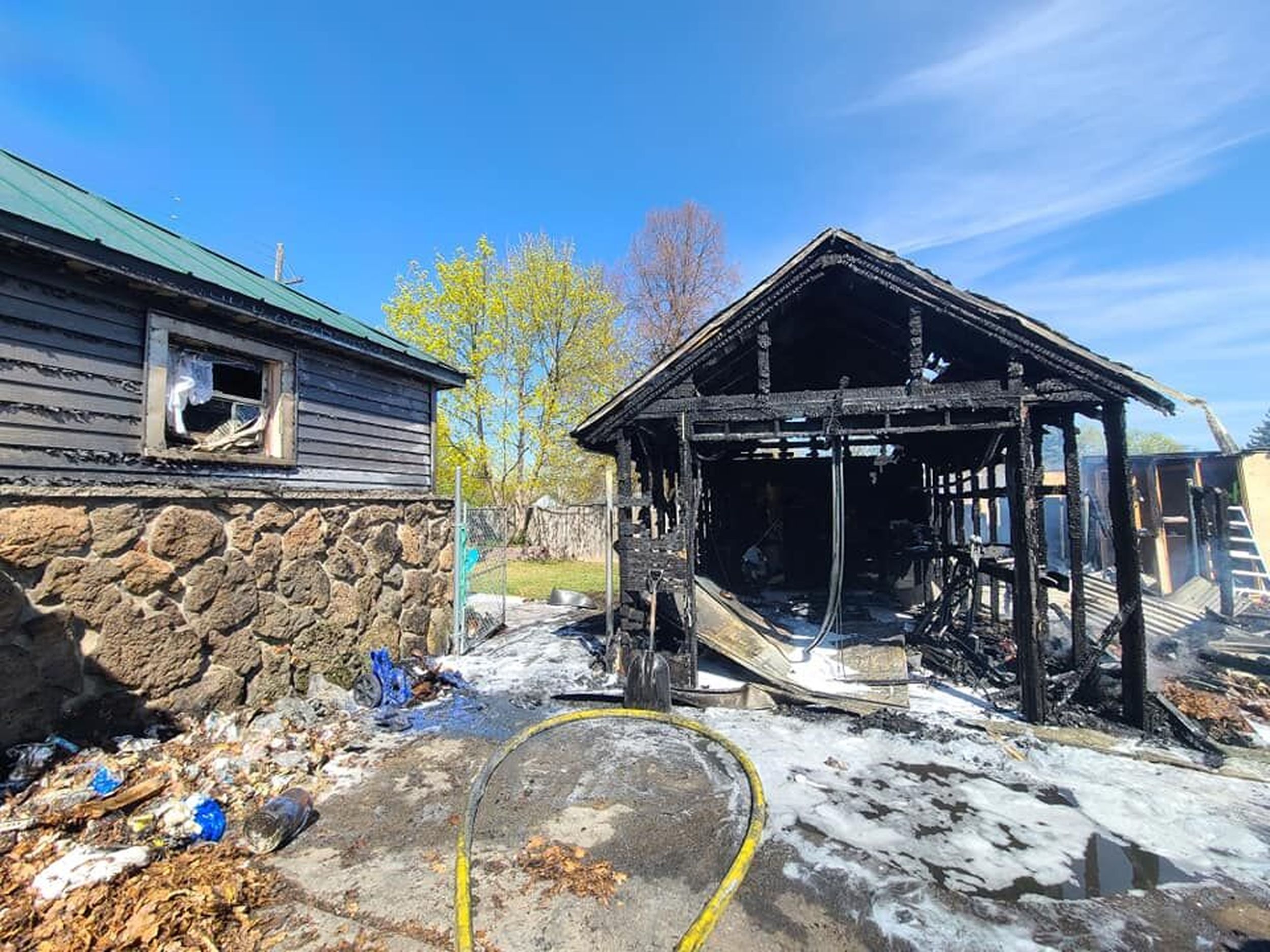 Propane tanks explode in Spokane Valley garage fire Sunday morning