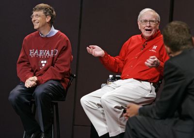 Warren Buffett’s investment company, Berkshire Hathaway, owns stock valued at more than $13 billion in companies that have received bailout funds from the Troubled Asset Relief Program.  (Associated Press / The Spokesman-Review)