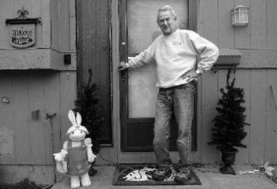 
Good Neighbor Jay Nooney, who lives on East 49th Avenue, has a reputation of helping out his neighborhood. 
 (Holly Pickett / The Spokesman-Review)