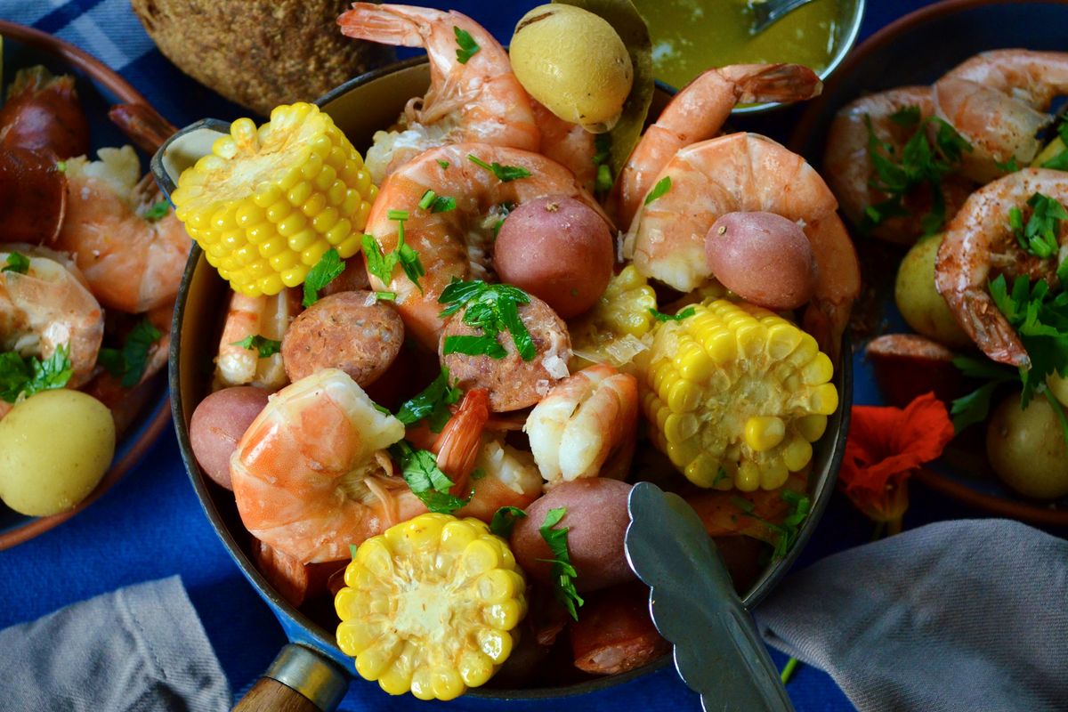 A key to making a perfect shrimp boil is to add the ingredients in the correct order and cook them for the right amount of time.  (Ricky Webster/For The Spokesman-Review)
