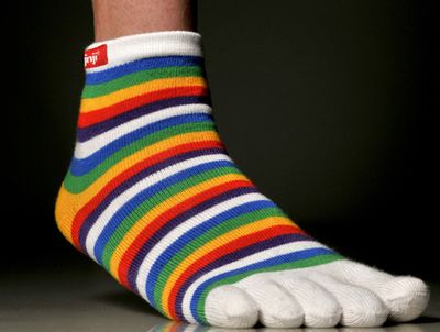 Rainbow Toe-SocksCourtesy of Injinji (Courtesy of Injinji / The Spokesman-Review)