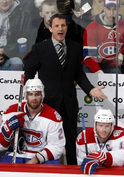 The Montreal Canadiens fired head coach Guy Carbonneau.  (Associated Press / The Spokesman-Review)