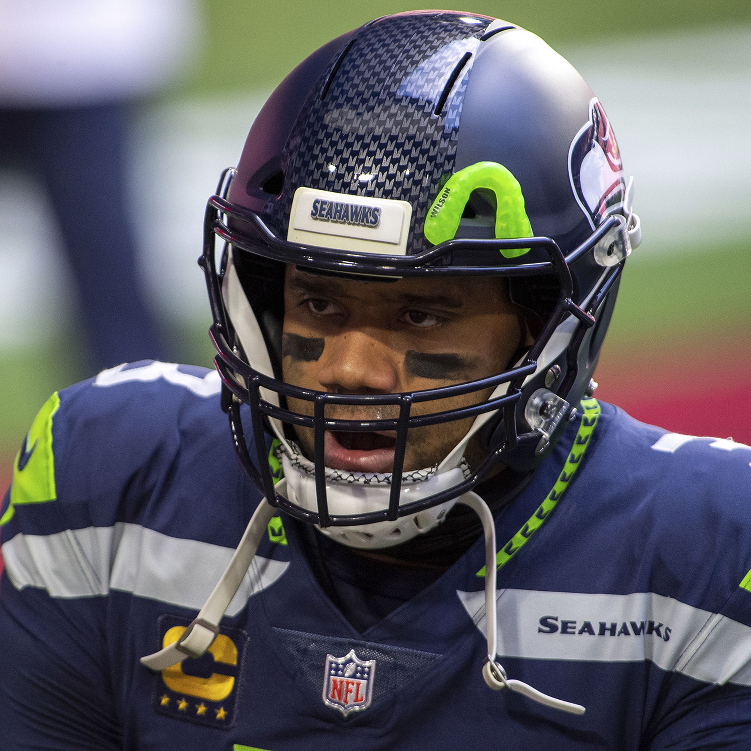 Russell Wilson wants to stay with the Seahawks, but he is frustrated with  getting sacked so often