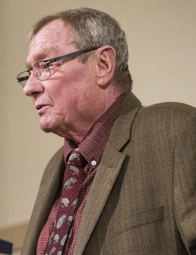 Last June 30, Duane Jacklin speaks to members of Job Plus. (Loren Benoit/Coeur d'Alene Press file photo)