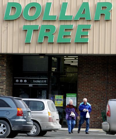 Dollar Tree is buying rival Family Dollar in a cash-and-stock deal valued at about $8.5 billion, the companies announced Monday. (Associated Press)