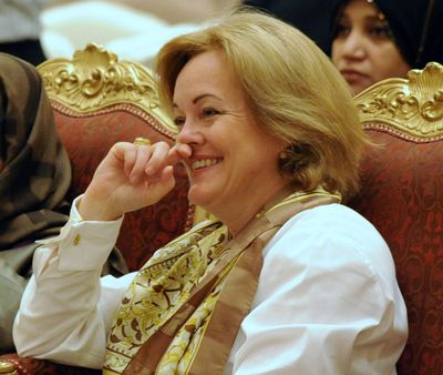 The White House tapped Deborah K. Jones, seen in this 2010 photo in Kuwait City, to be the new ambassador to Libya. (Associated Press)
