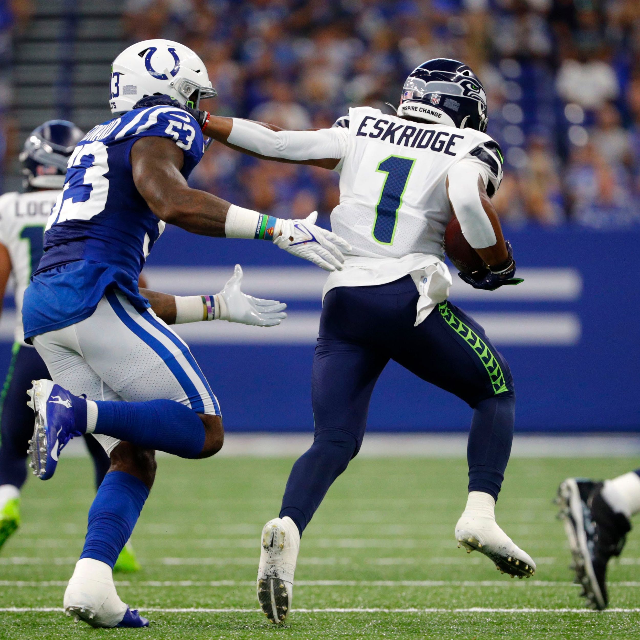 Seahawks sign WR D'Wayne Eskridge to rookie deal