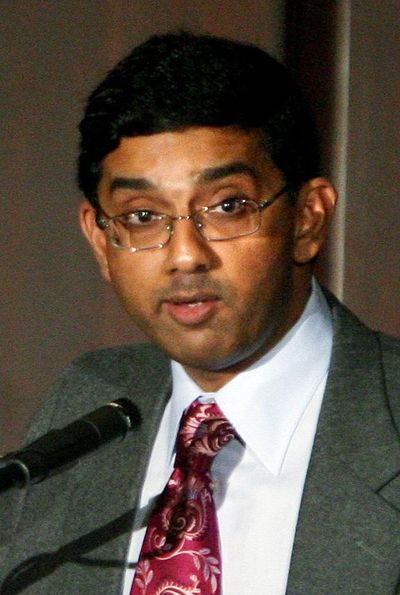 This Feb. 1, 2007 file photo shows Dinesh D’Souza in Williamsburg, Virginia. (Heather S. Hughes / AP)