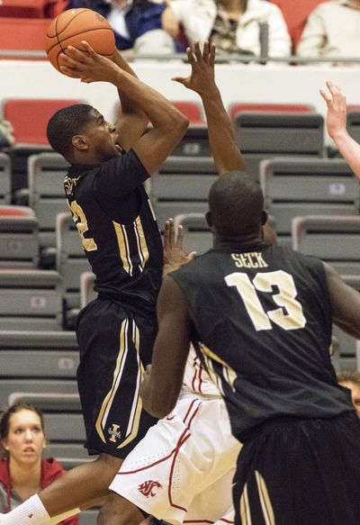 Idaho guard Mike Scott, scoring two of his 19 points against WSU, said the win over the Cougars 