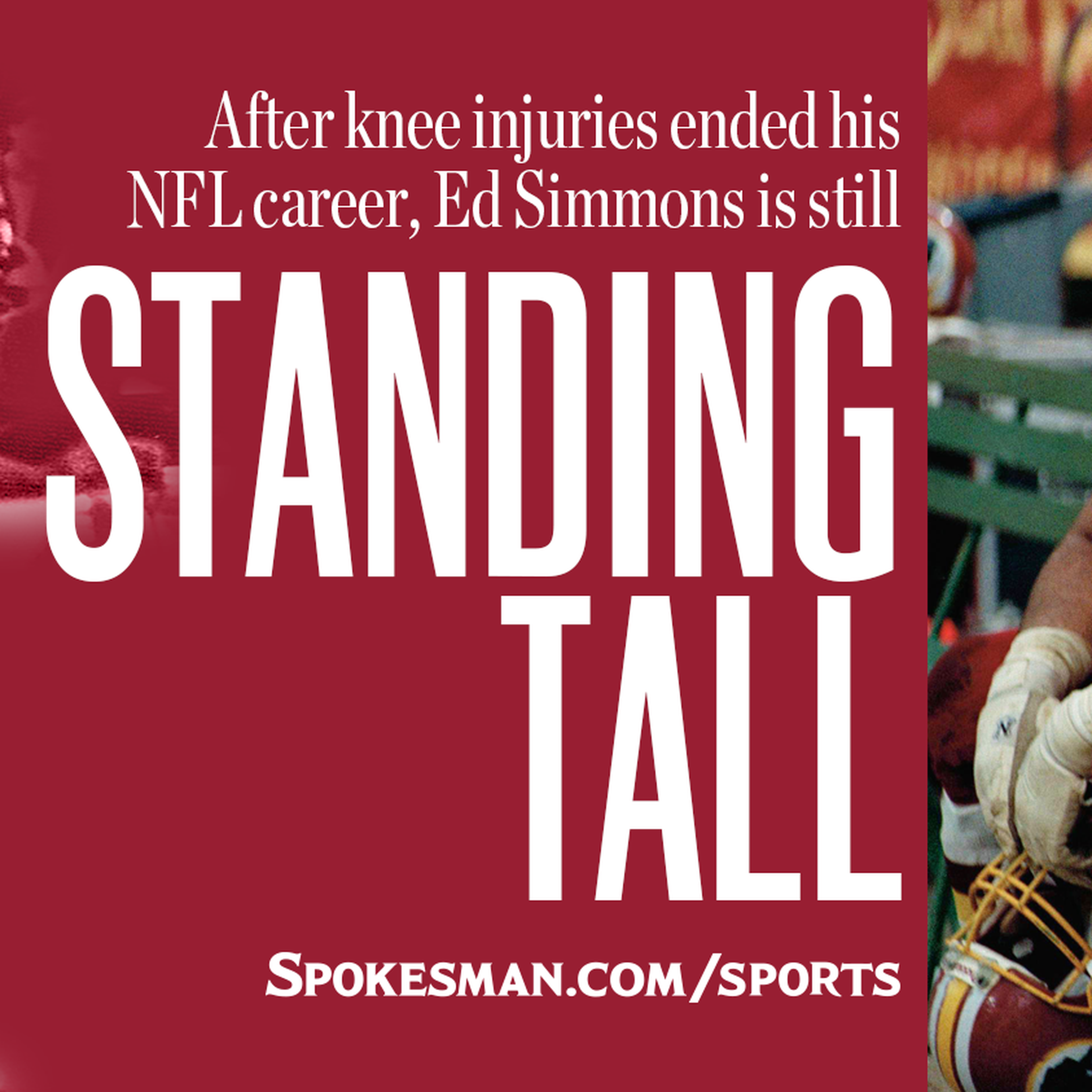 Former Eastern Washington lineman Ed Simmons finds peace after