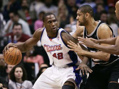 Forward Elton Brand will take his scoring and rebounding prowess from the Clippers to Philadelphia. Associated Press
 (Associated Press / The Spokesman-Review)