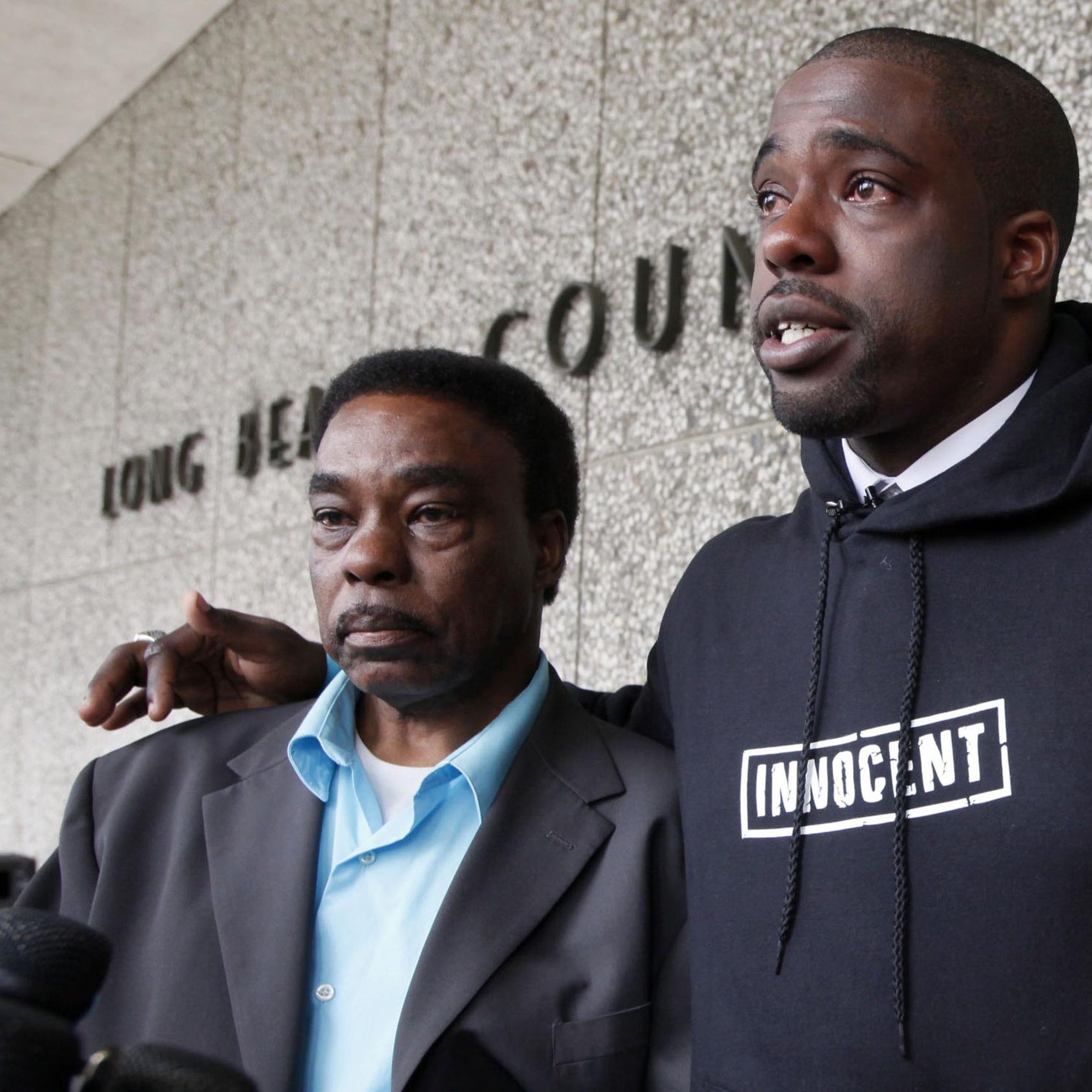 Brian Banks, who spent five years in prison for rape he didn't