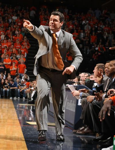 Tony Bennett has Virginia near the top of the ACC in first season.  (Associated Press)