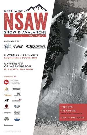 Northwest Snow and Avalanche Workshop is Nov. 8.
