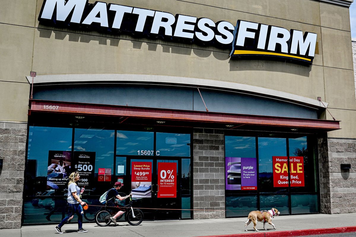 Mattress Firm in Spokane Valley is having a Memorial Day sale on Friday. (Kathy Plonka/The Spokesman-Revie)