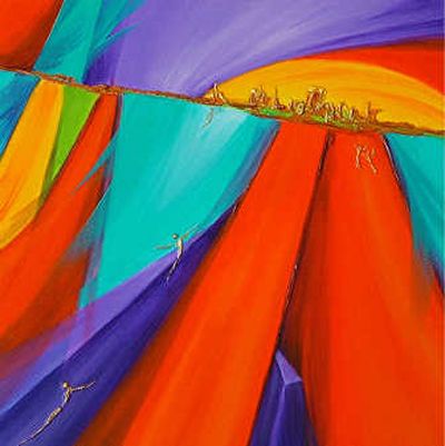 
The colorful abstract images of Linda Christine can be found during the Spokane Valley Studio Tour this weekend. Courtesy of Linda Christine
 (Courtesy of Linda Christine / The Spokesman-Review)