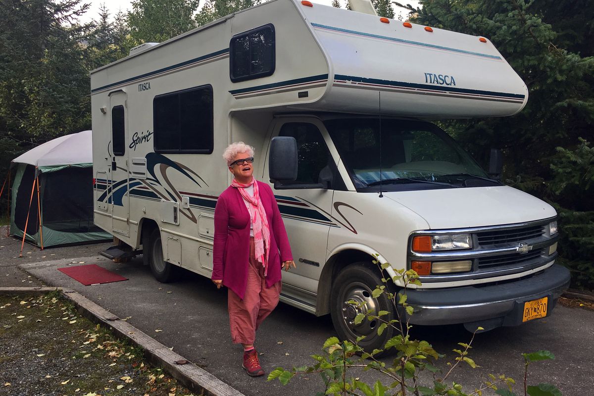 The 2000 Itasca Spirit was our home while staying in the Williwaw Campground near Portage Glacier.   (John Nelson)
