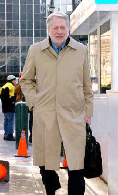 
Bernard Ebbers, former CEO of WorldCom, enters Manhattan Federal court Thursday in New York. 
 (Associated Press / The Spokesman-Review)