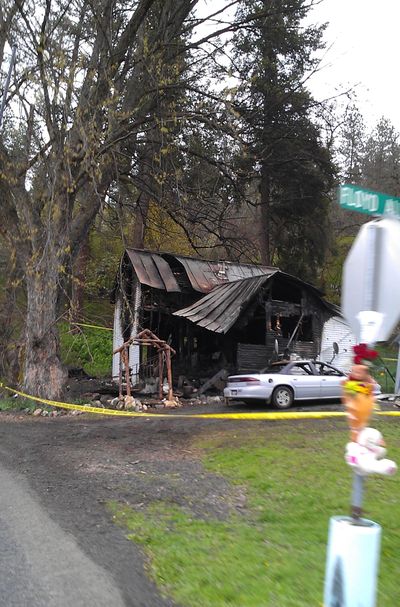 A house fire in Orofino, Idaho killed five people early Saturday morning.  (Kathryn Mackey)