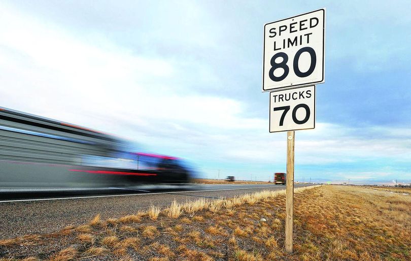 FILE – Idaho speed limit sign. (Doug Lindley / Idaho State Journal)